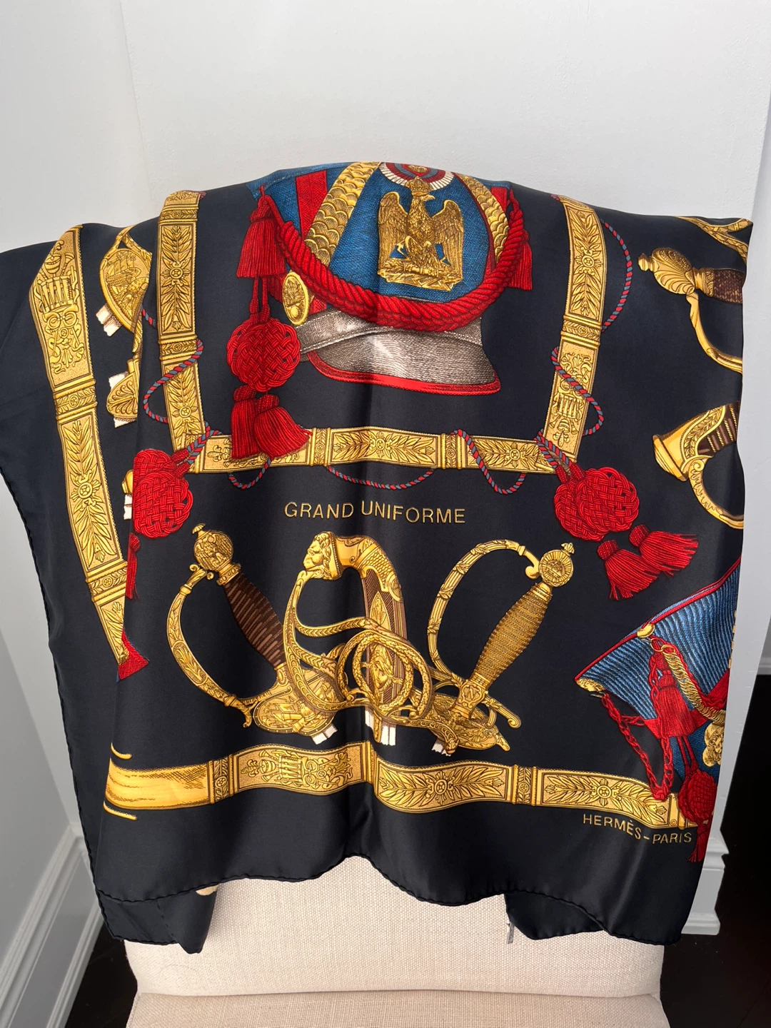 Hermès Grand Uniforme Silk Scarf