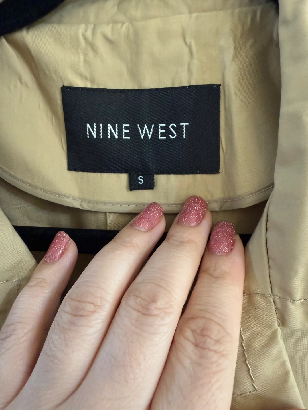 Nine West Trench Coat Size Small - photo 2