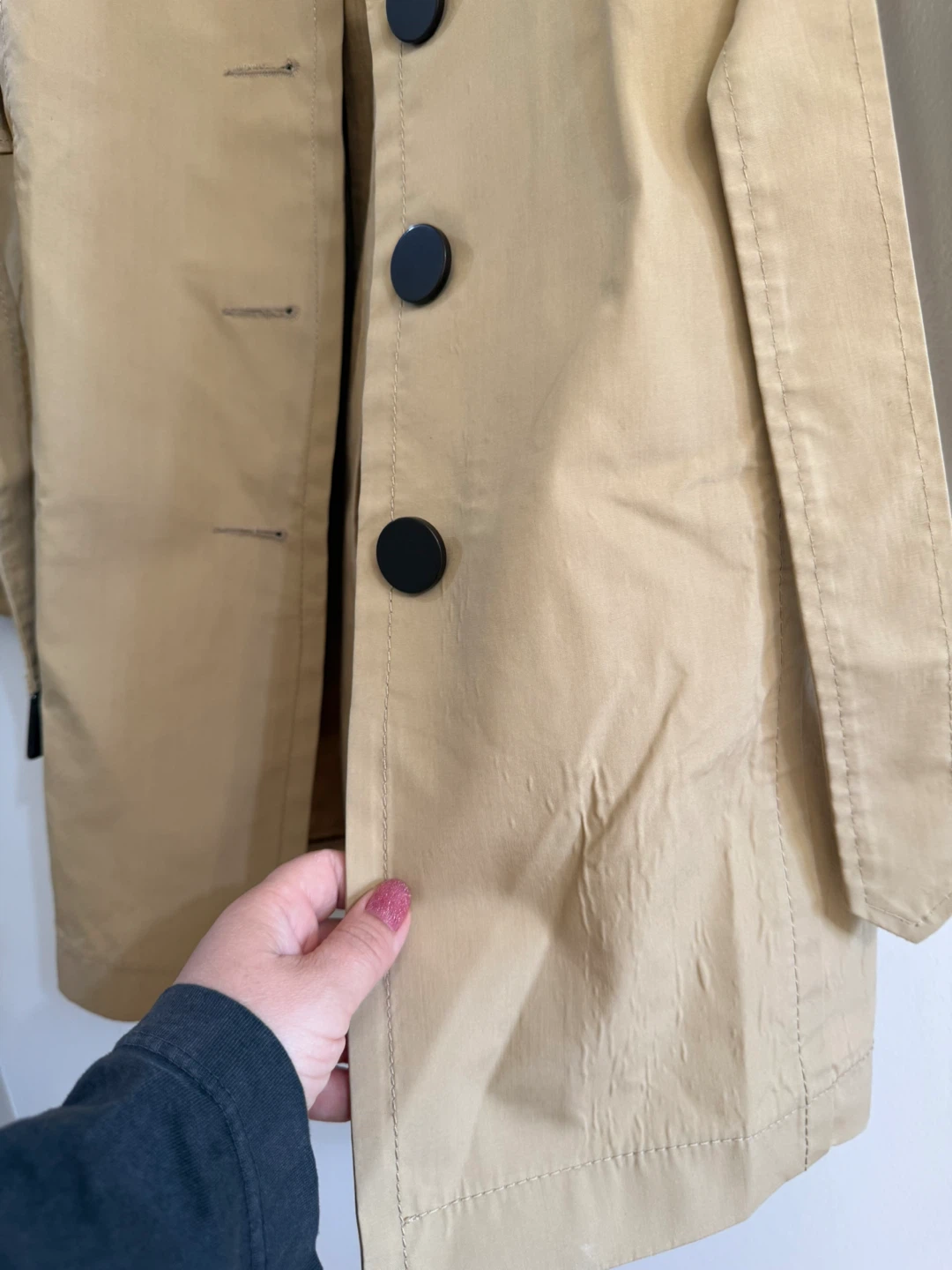 Nine West Trench Coat Size Small - photo 4