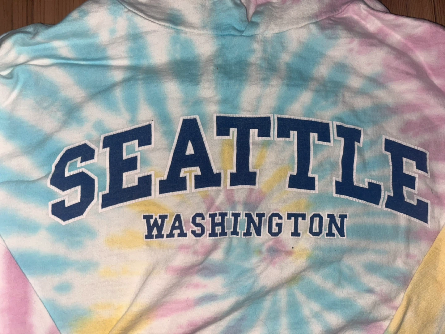 Tie-Dye Seattle Washington Hoodie - photo 2