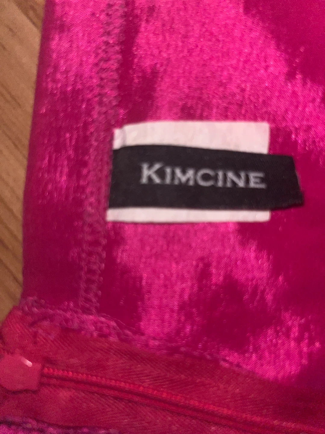 KIMCINE Pink Off-the-Shoulder High-Low Dress - photo 3
