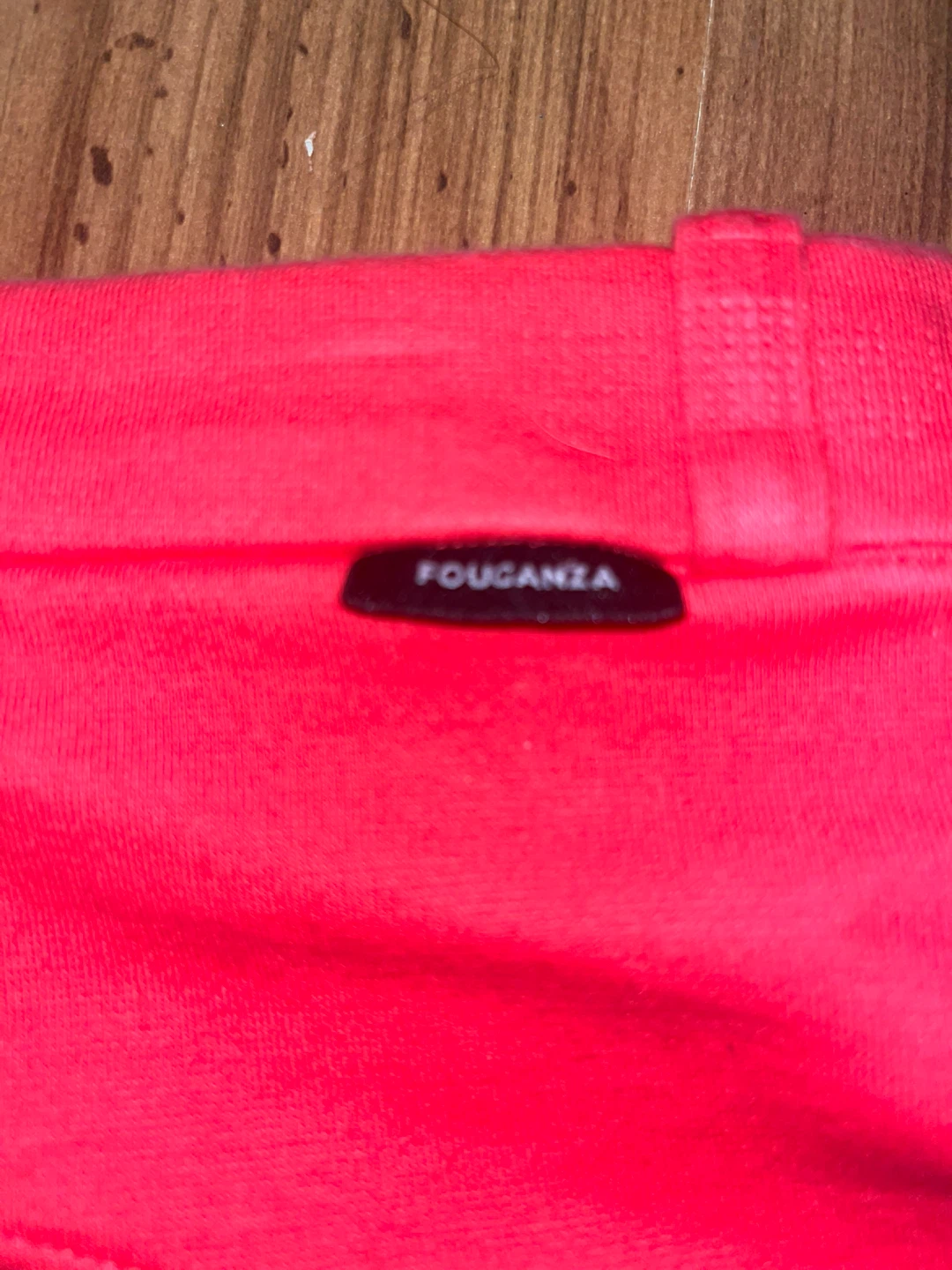 Fouganza Horse Riding Breeches - Navy Blue & Red - photo 3
