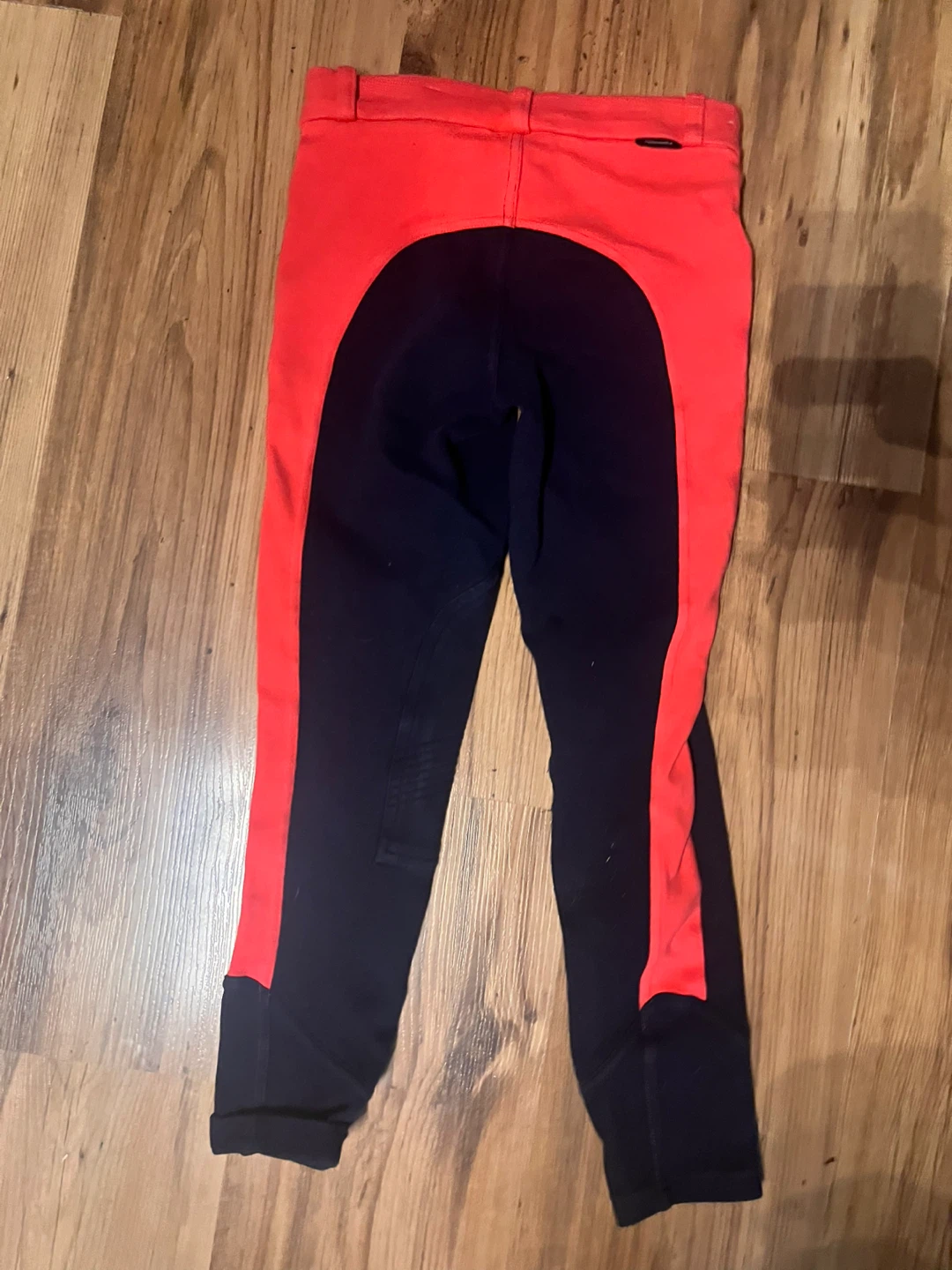 Fouganza Horse Riding Breeches - Navy Blue & Red - photo 2