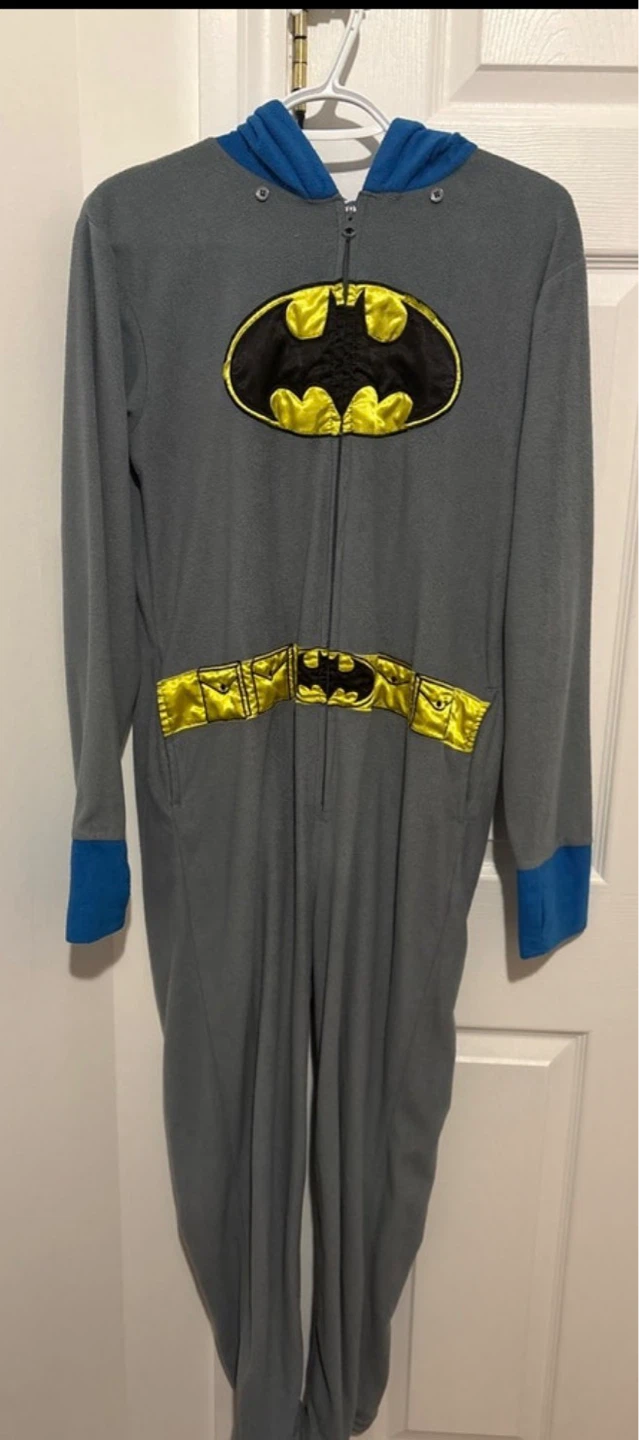 Batman Fleece Onesie Pajamas M/M