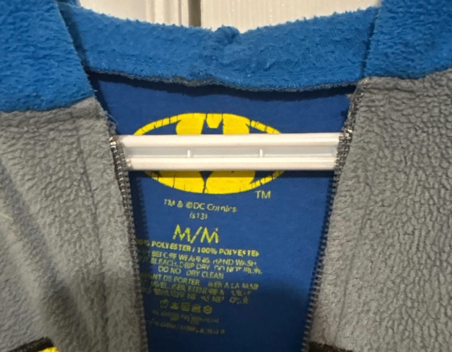 Batman Fleece Onesie Pajamas M/M - photo 2