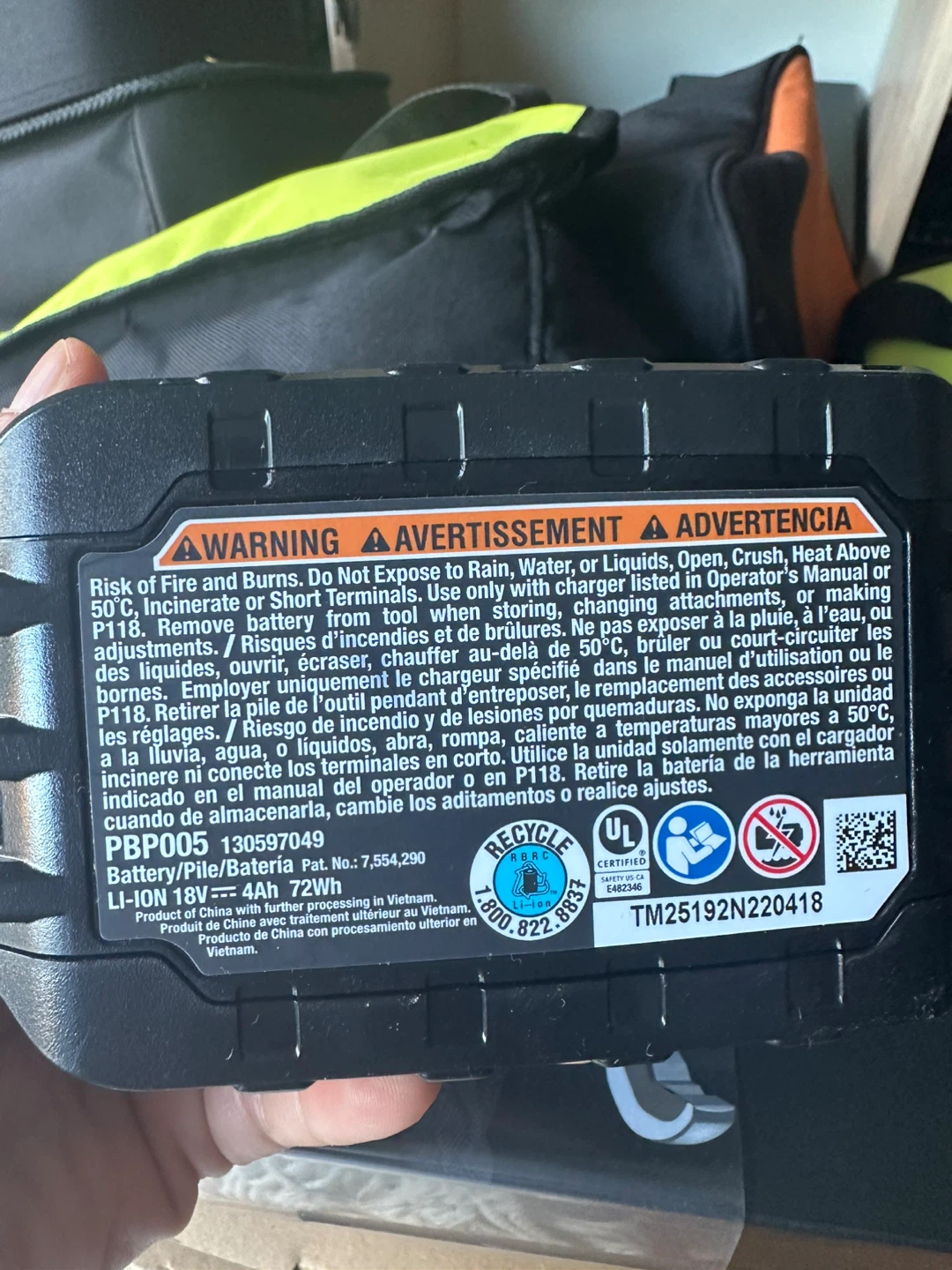Ryobi ONE+ 18V Lithium 4.0Ah Battery - photo 3