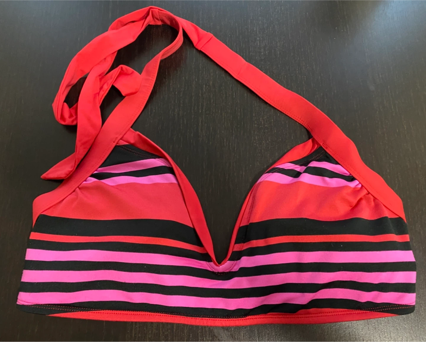 JAG Red Striped Bikini Swimsuit Set