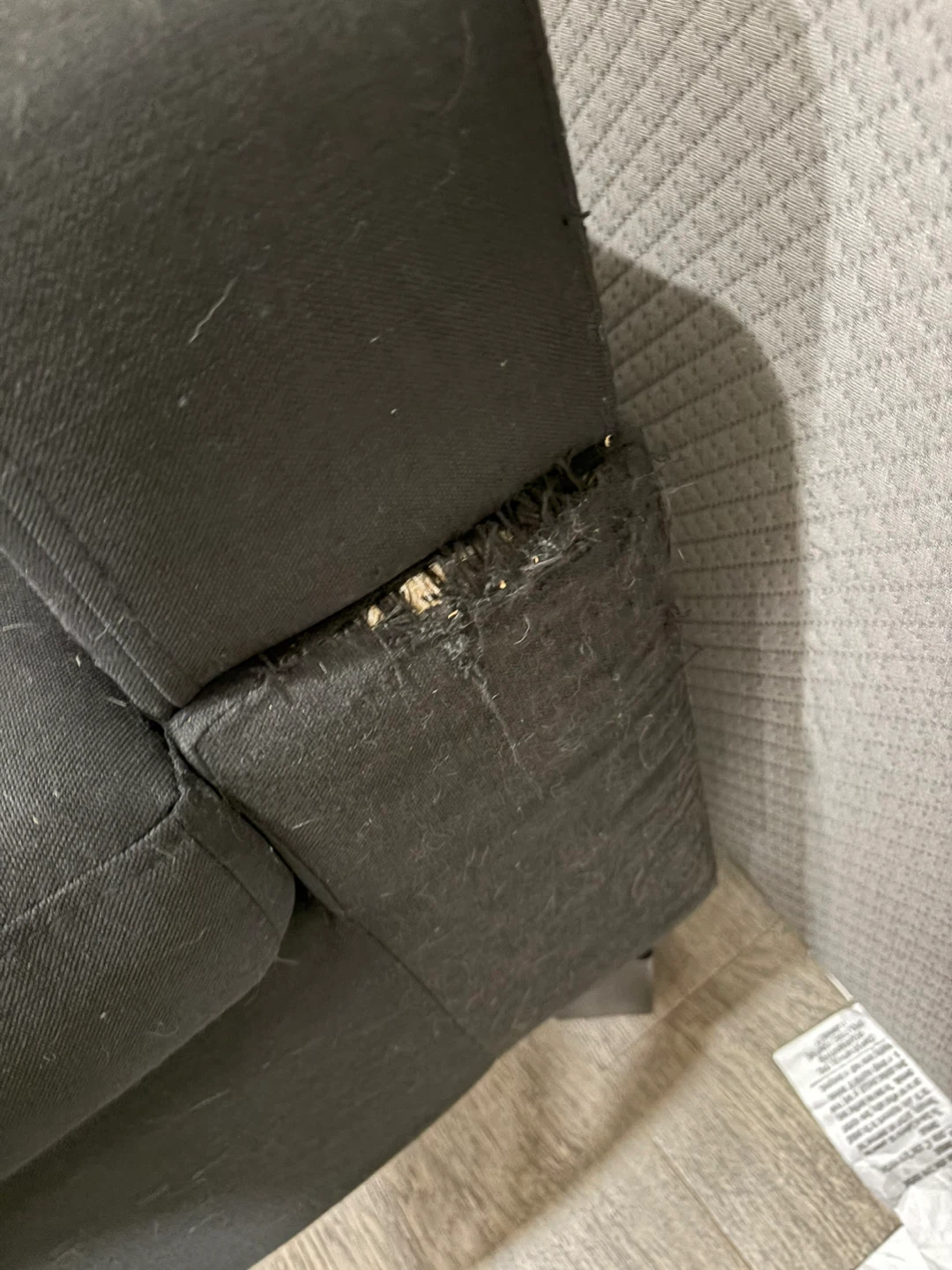 Black Sectional Sofa with Storage - photo 5