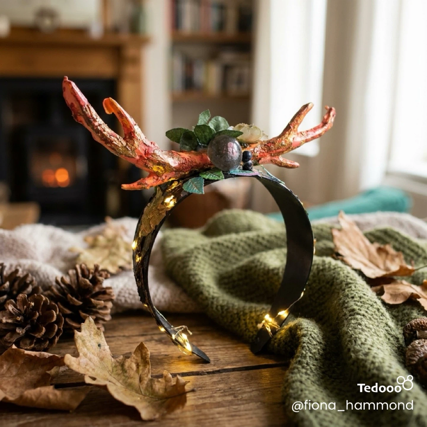 Antler Headband with Lights