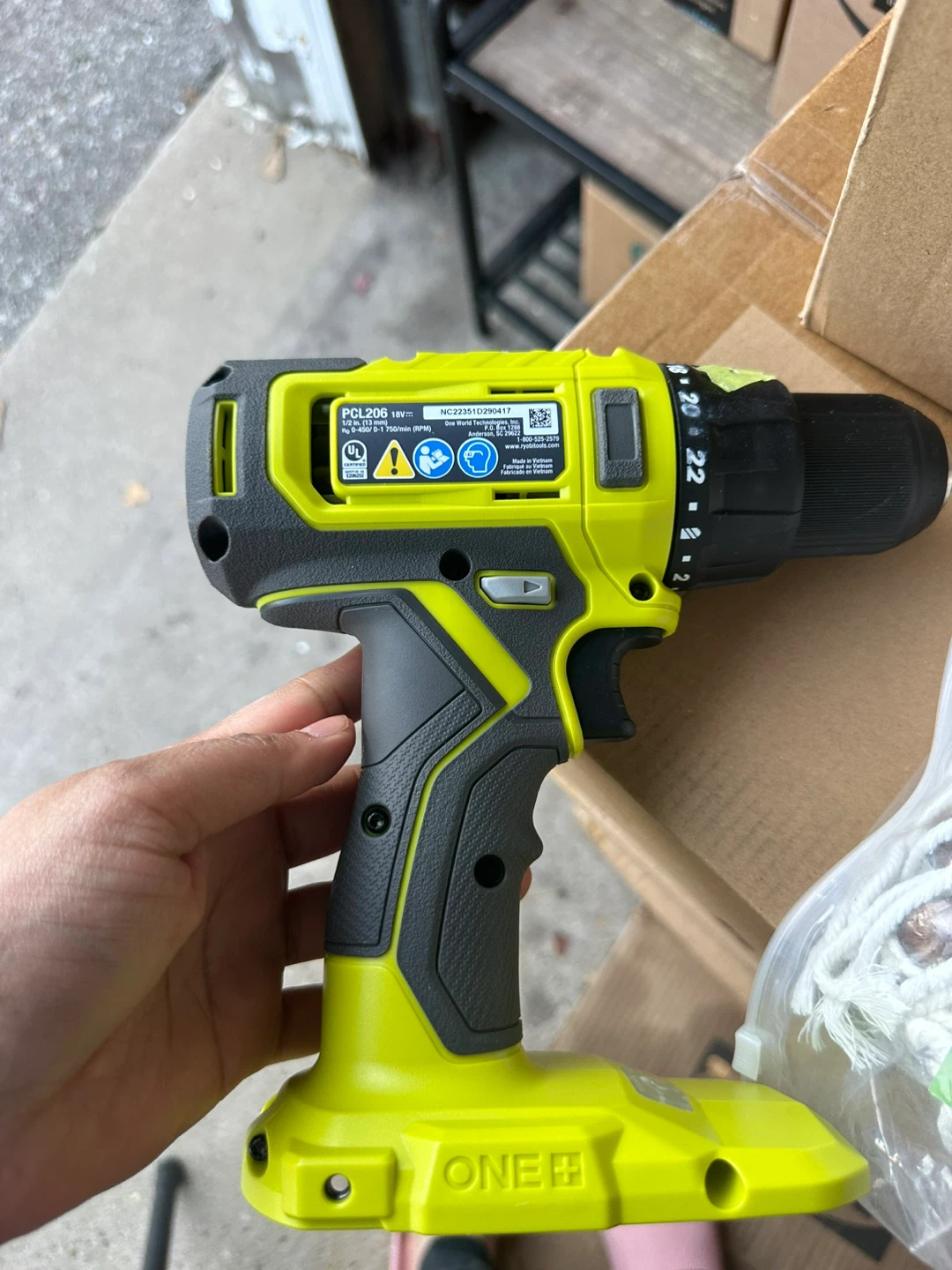 Ryobi PCL206 18V Cordless Drill - photo 3
