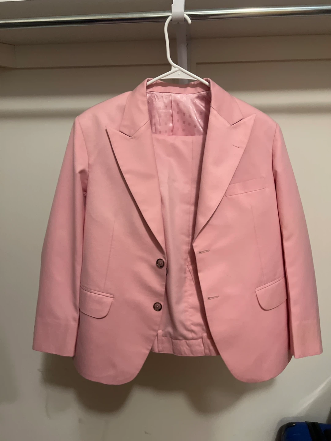 Pink Suit Jacket and Pants Set - photo 2