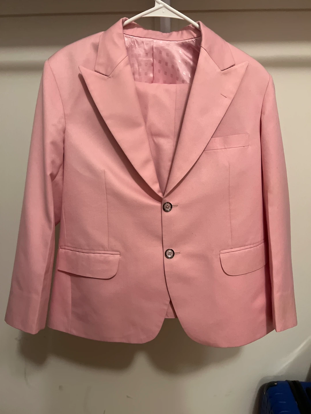 Pink Suit Jacket and Pants Set