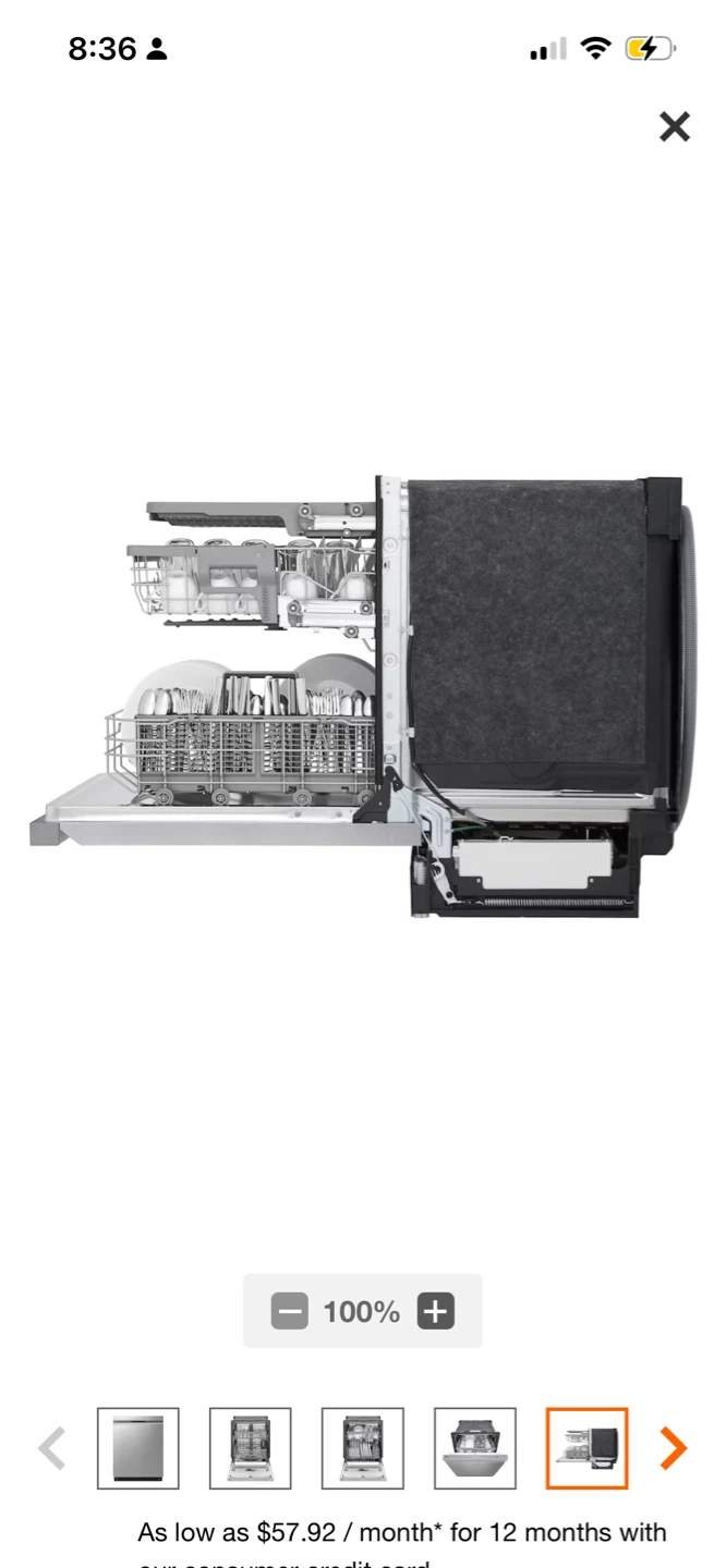 New LG Stainless Steel Dishwasher - photo 4