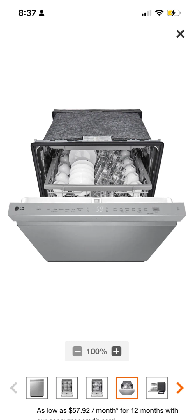 New LG Stainless Steel Dishwasher - photo 5