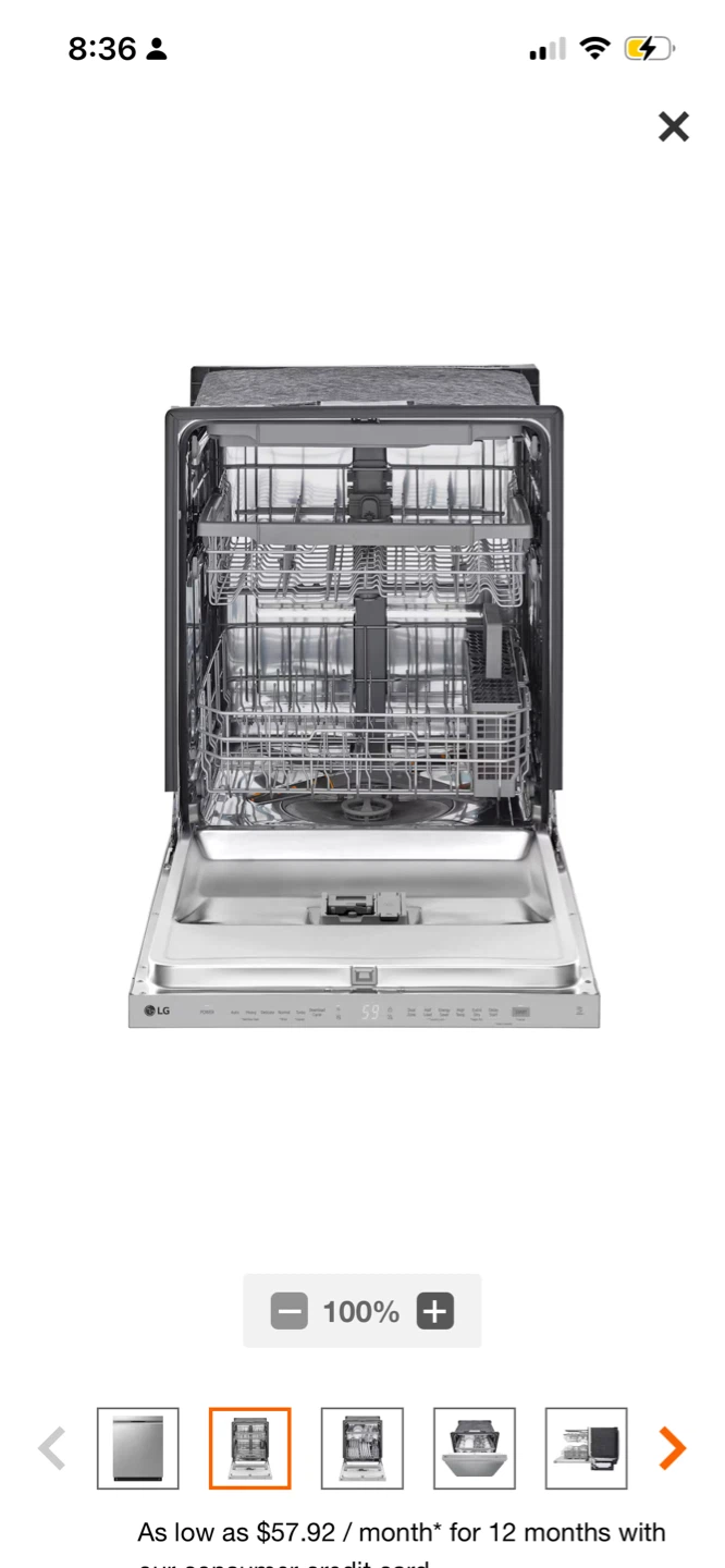 New LG Stainless Steel Dishwasher - photo 2