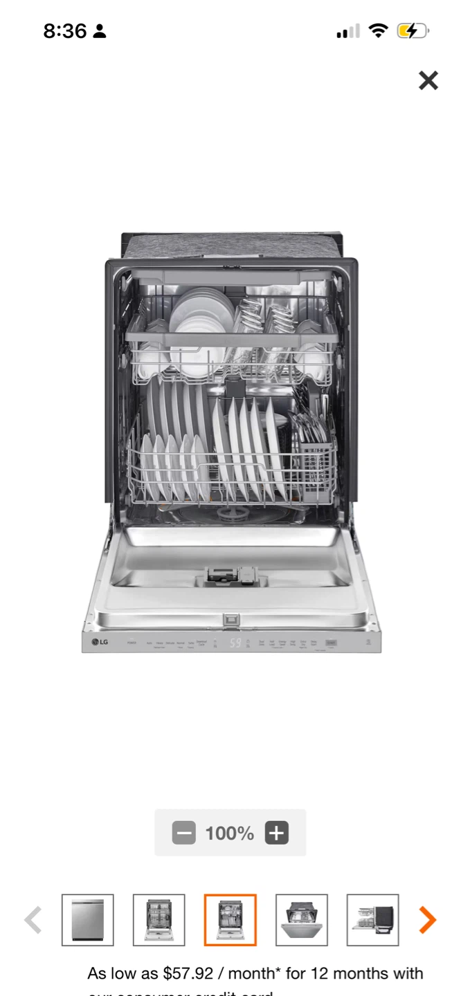 New LG Stainless Steel Dishwasher - photo 3