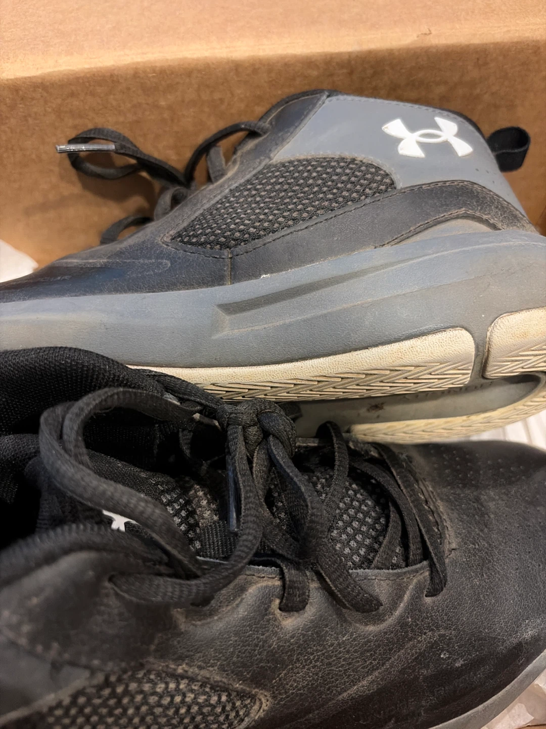 Under Armour Black Basketball Shoes - photo 3