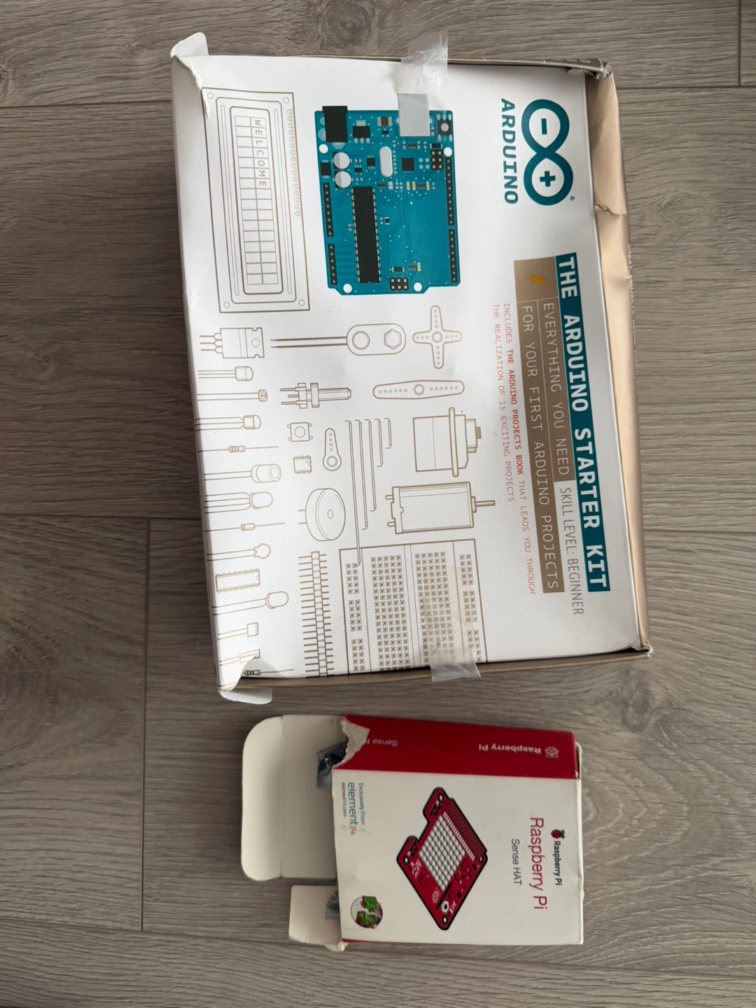 Arduino Starter Kit & Raspberry Pi Sense HAT