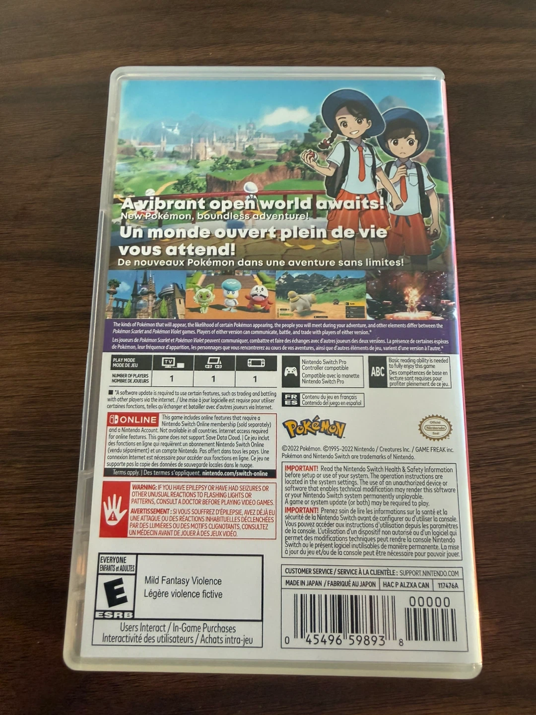 Nintendo Switch Pokémon Scarlet Game - photo 3