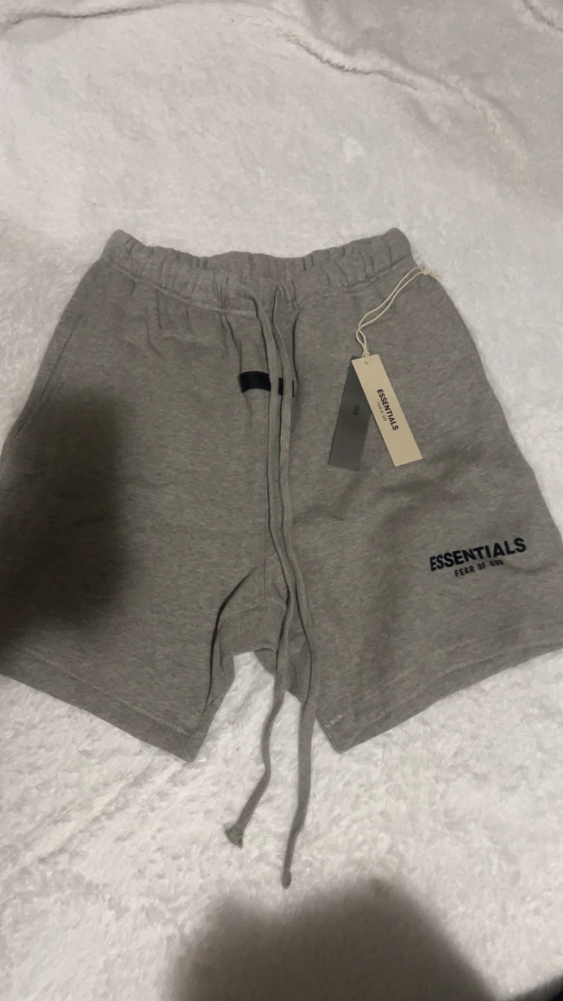 Fear of God Essentials Shorts - Dark Oat (Size Small)