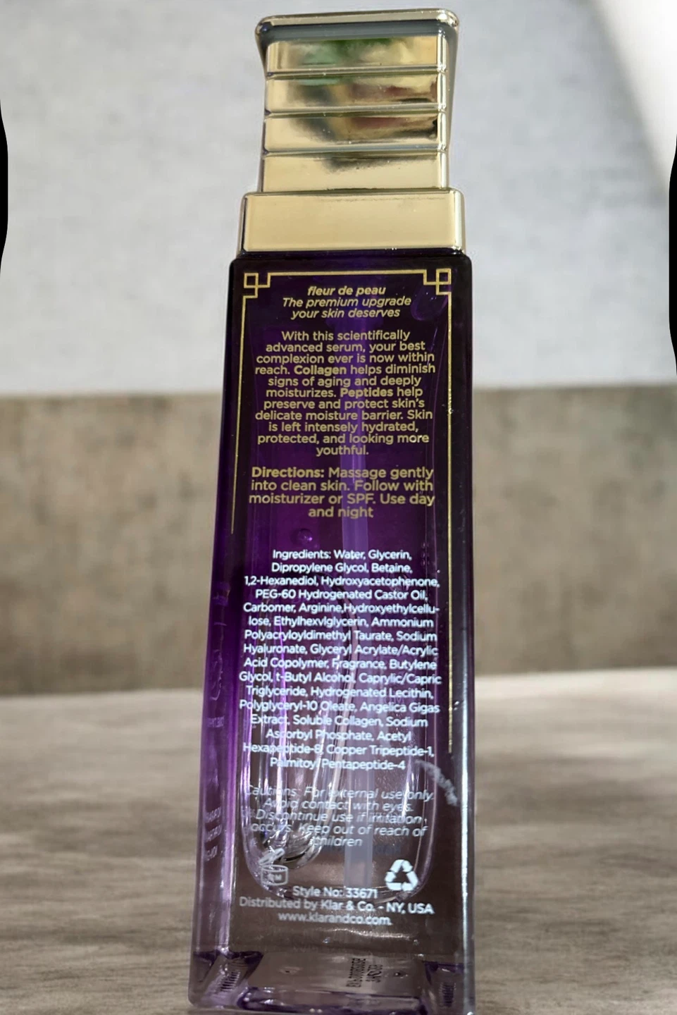 Fleur de Peau Collagen and Peptides Anti-Aging Facial Serum - photo 5