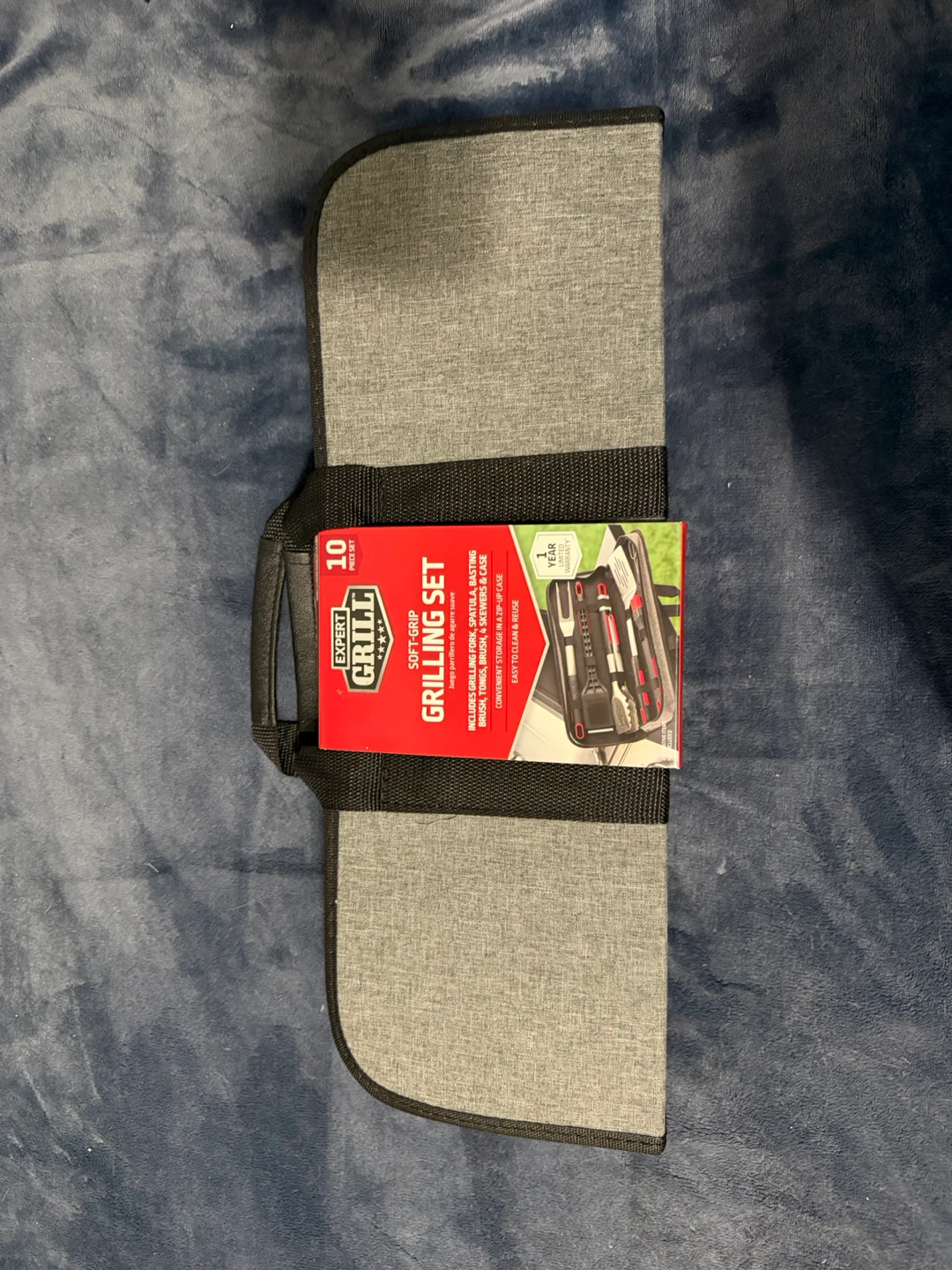 Expert Grill Soft-Grip 10-Piece Grilling Set