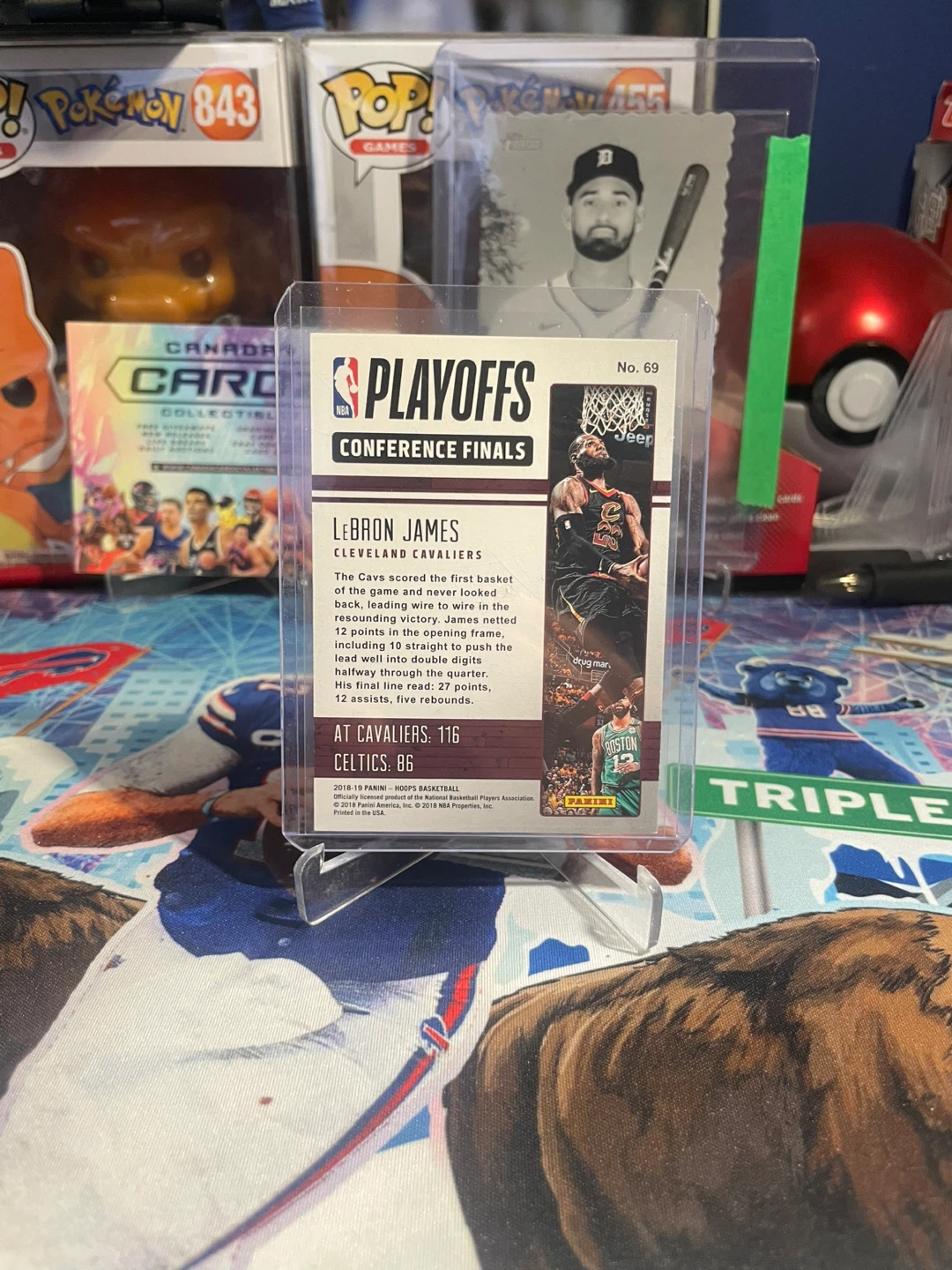 LeBron James 2018-19 Panini NBA Playoffs /499 - photo 2
