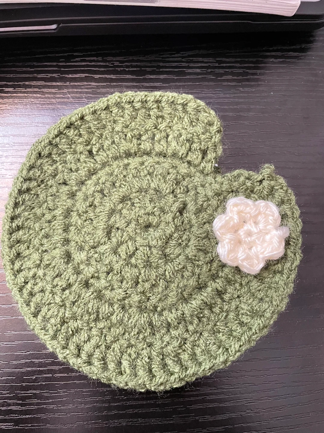 Crochet Lily Pad Coasters - photo 4