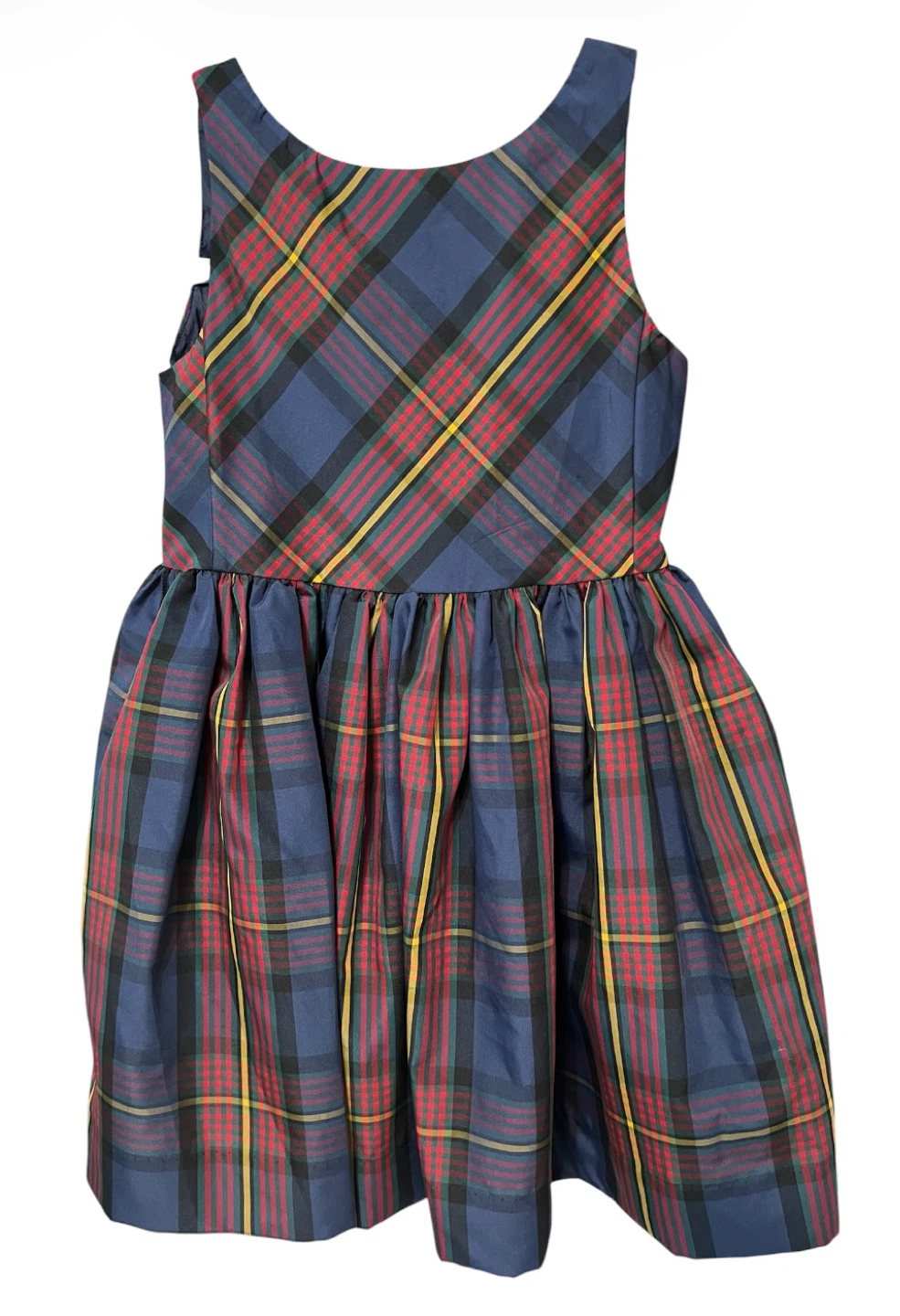 Ralph Lauren Girls Plaid Holiday Dress – Size 5
