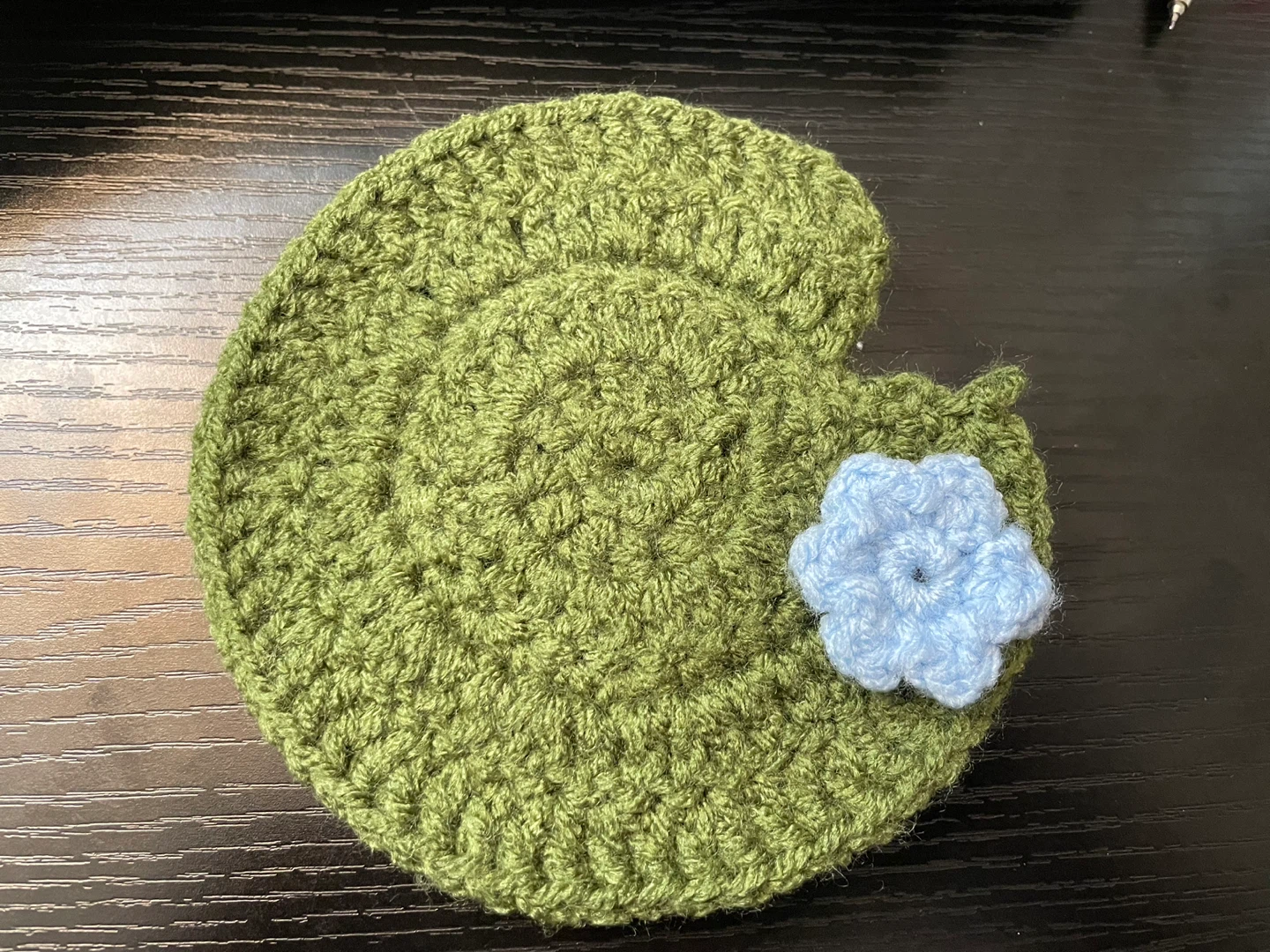 Crochet Lily Pad Coasters