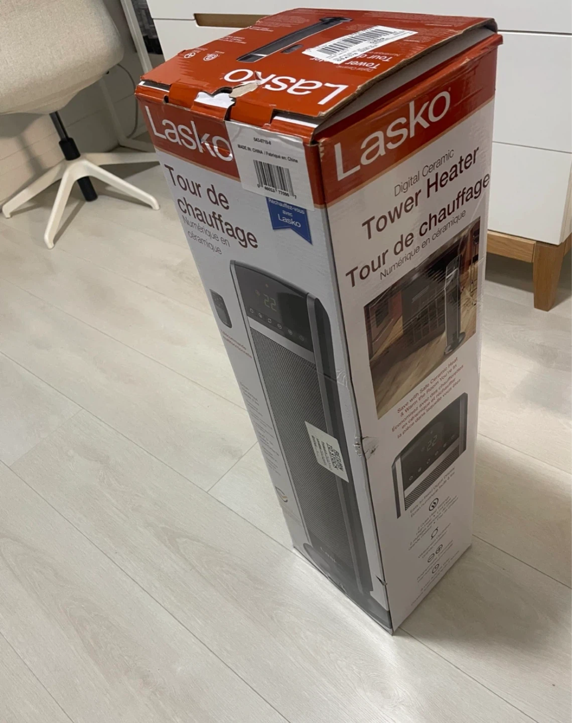 Lasko Digital Ceramic Tower Heater w/ Remote - photo 3
