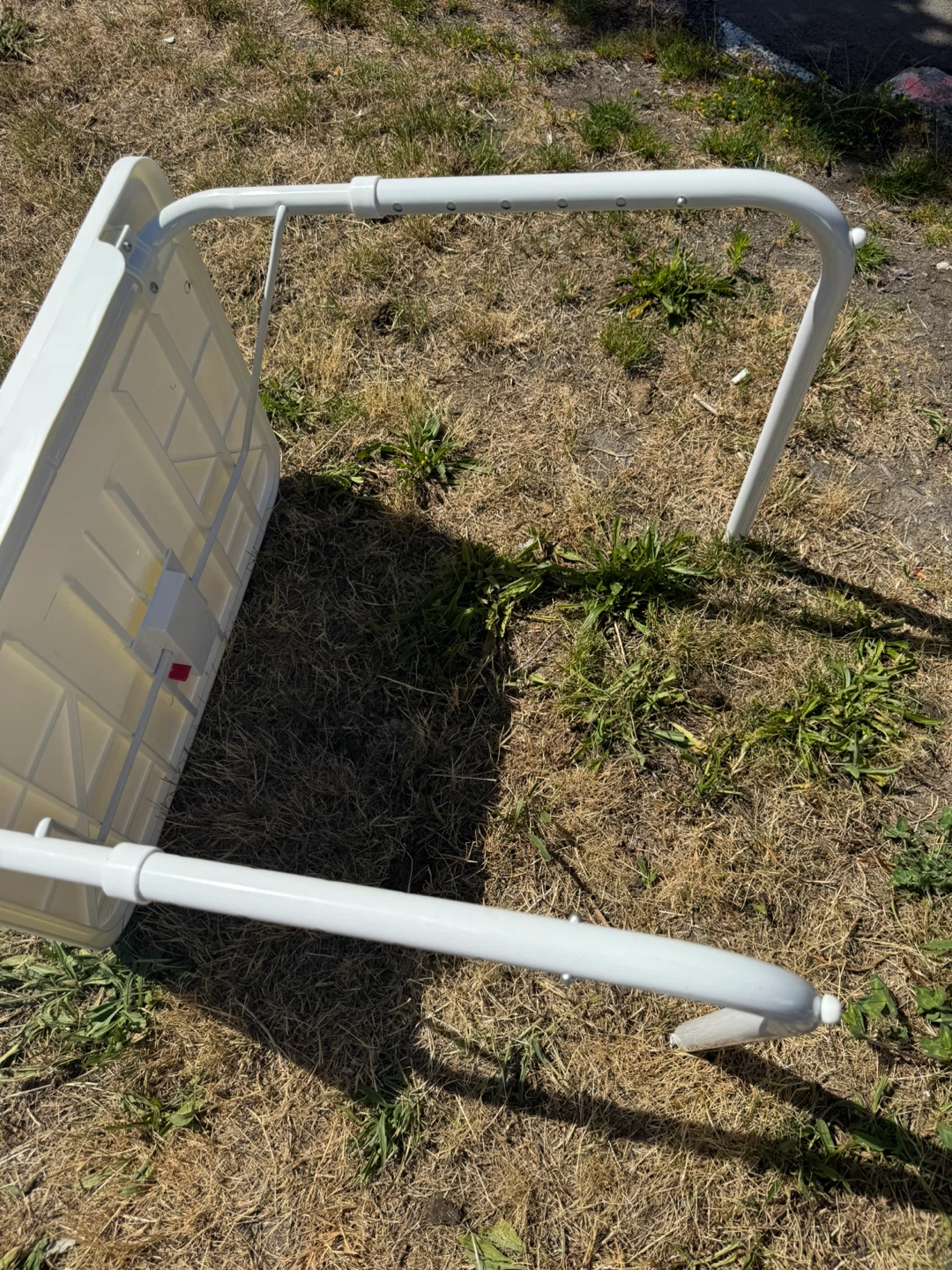 White Folding Tray Table - photo 5