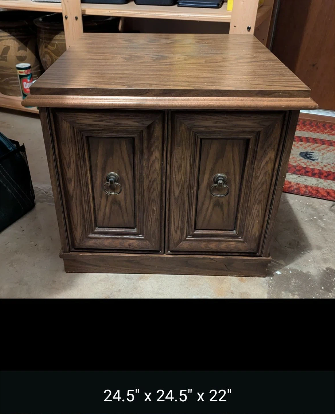 Vintage Wooden End Table