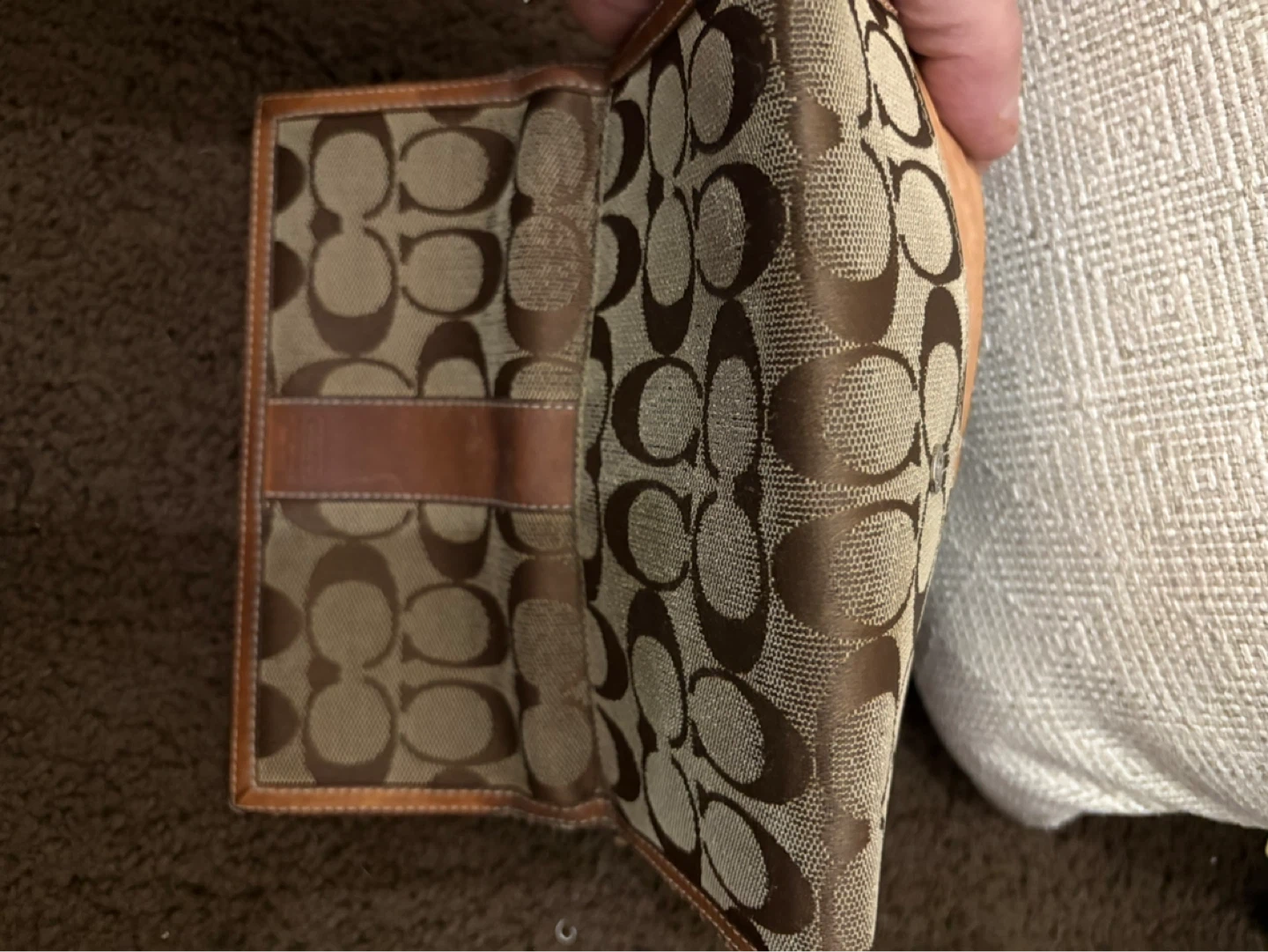 Coach Signature Pattern Wallet