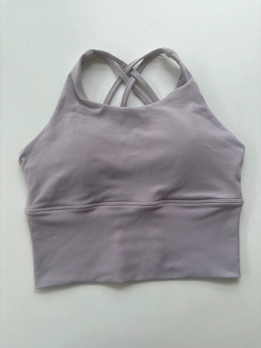 sports bra with criss-cross back - photo 3