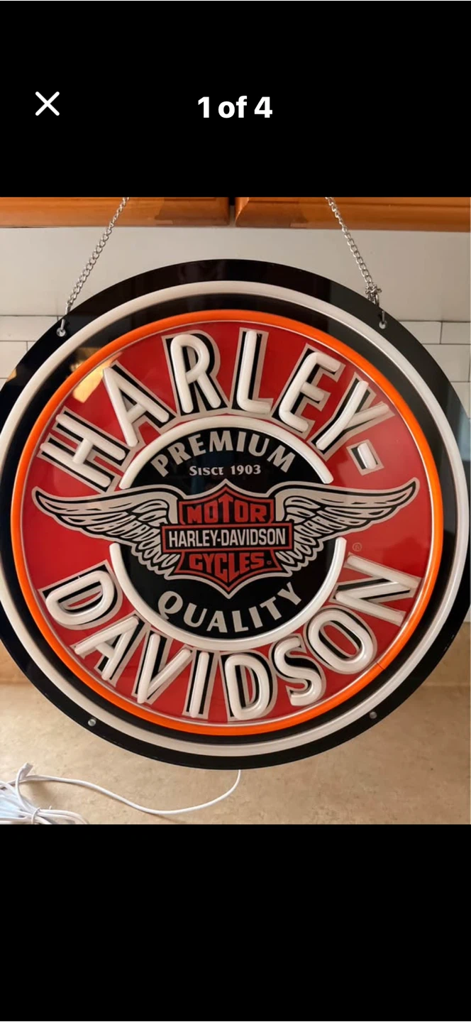 Harley Davidson Neon Sign