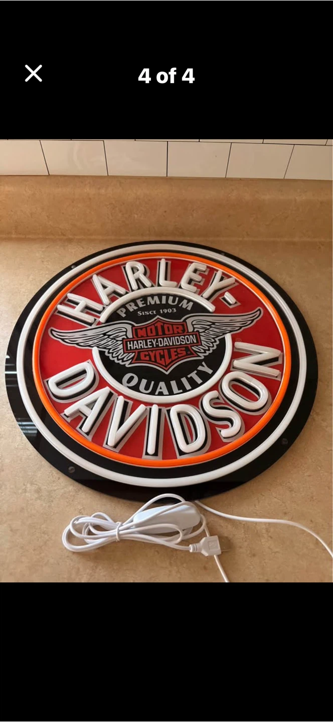 Harley Davidson Neon Sign - photo 3