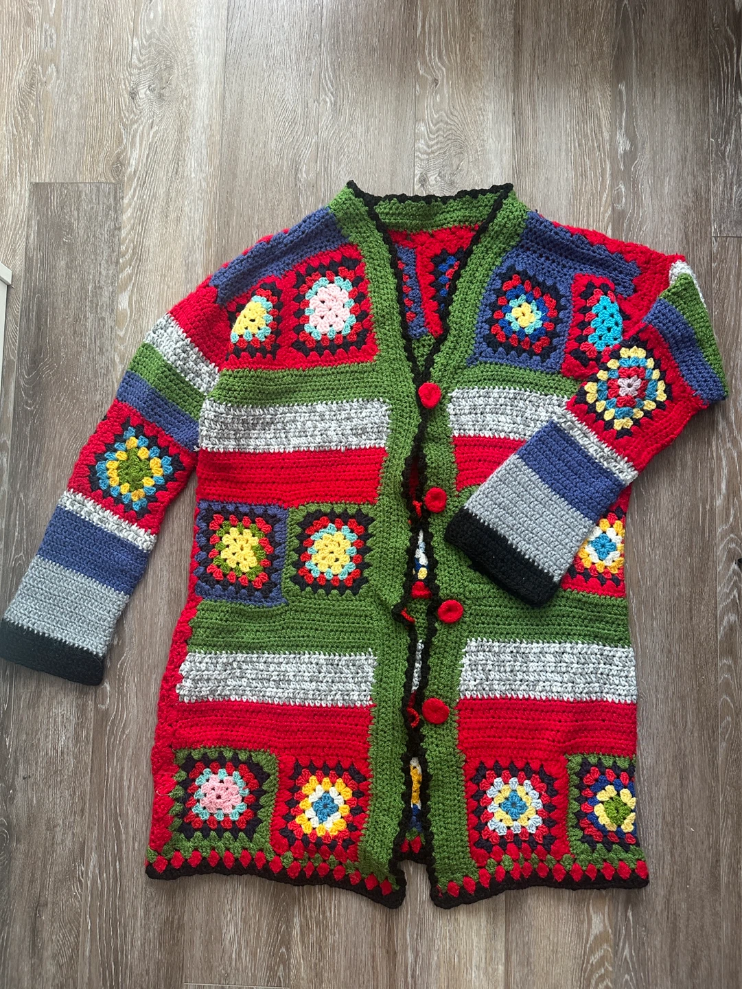 Handmade Crochet Cardigan S/M