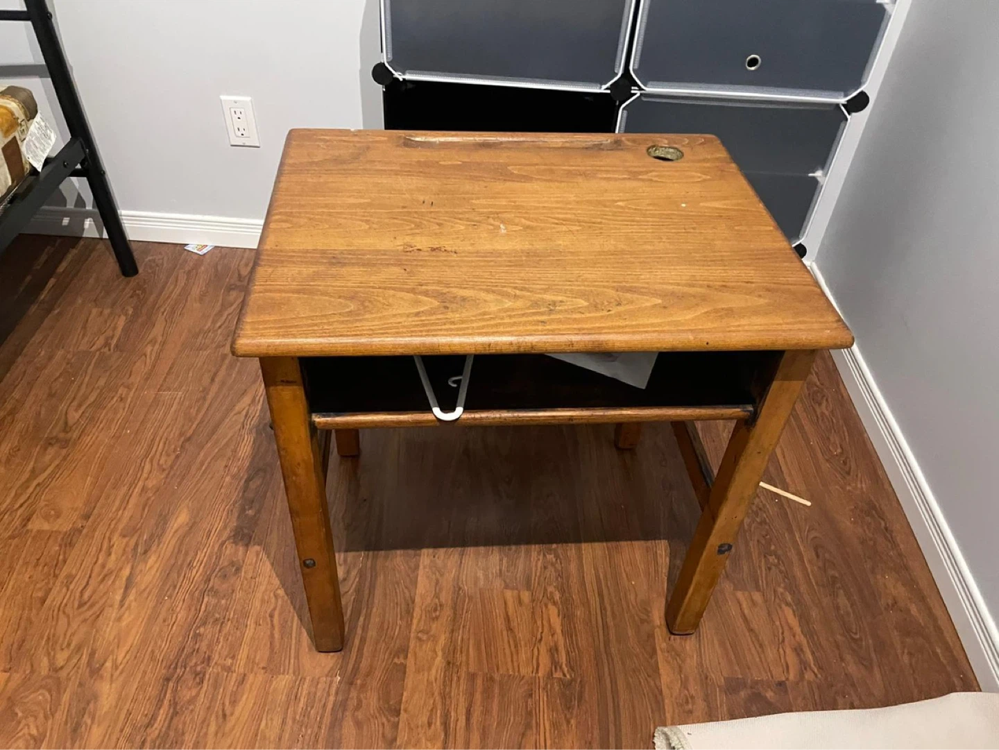 Vintage children’s school desk - photo 2