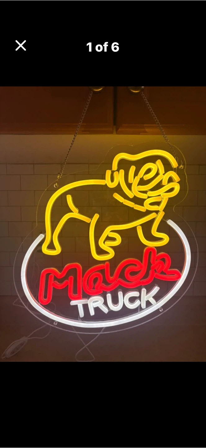 Mack Truck Neon Sign
