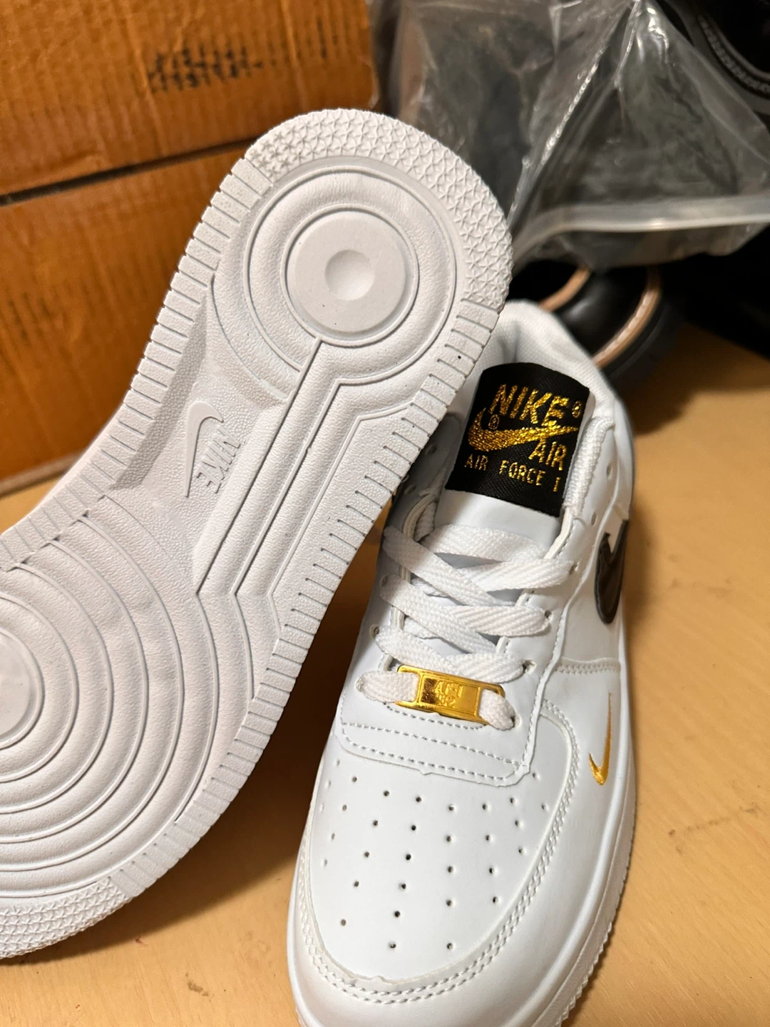 White Gold Sneakers - photo 3