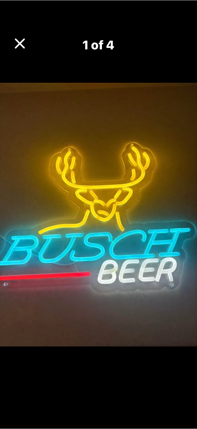 Busch Beer Neon Sign - photo 2