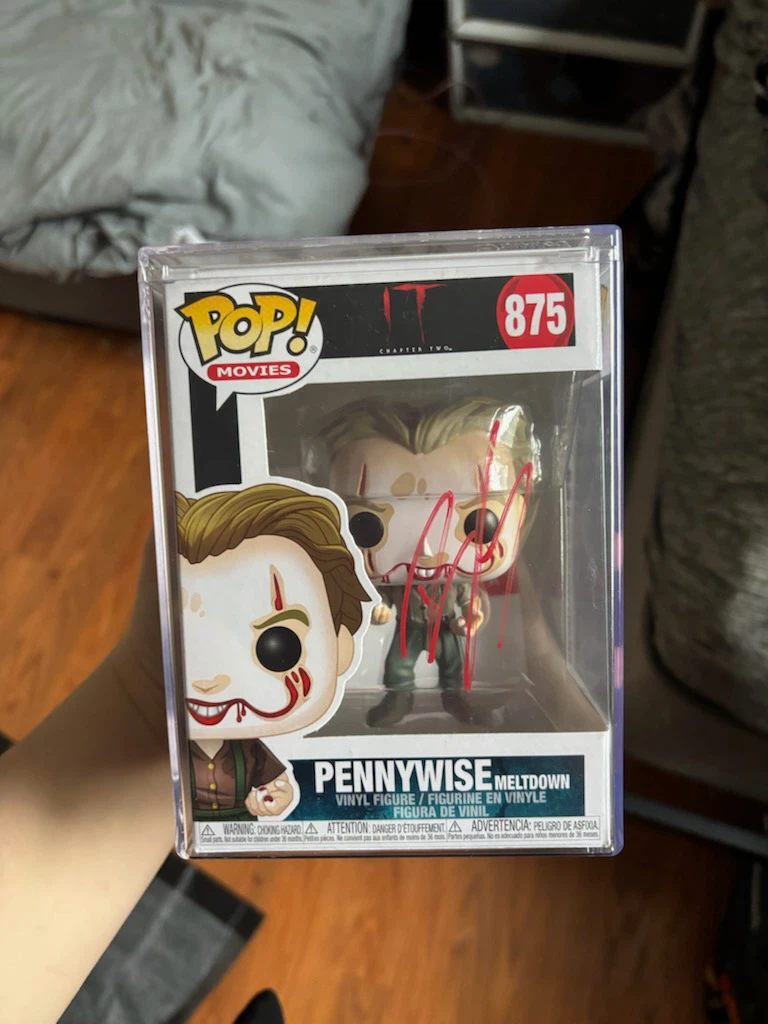 Bill skarsgård signed funko pop