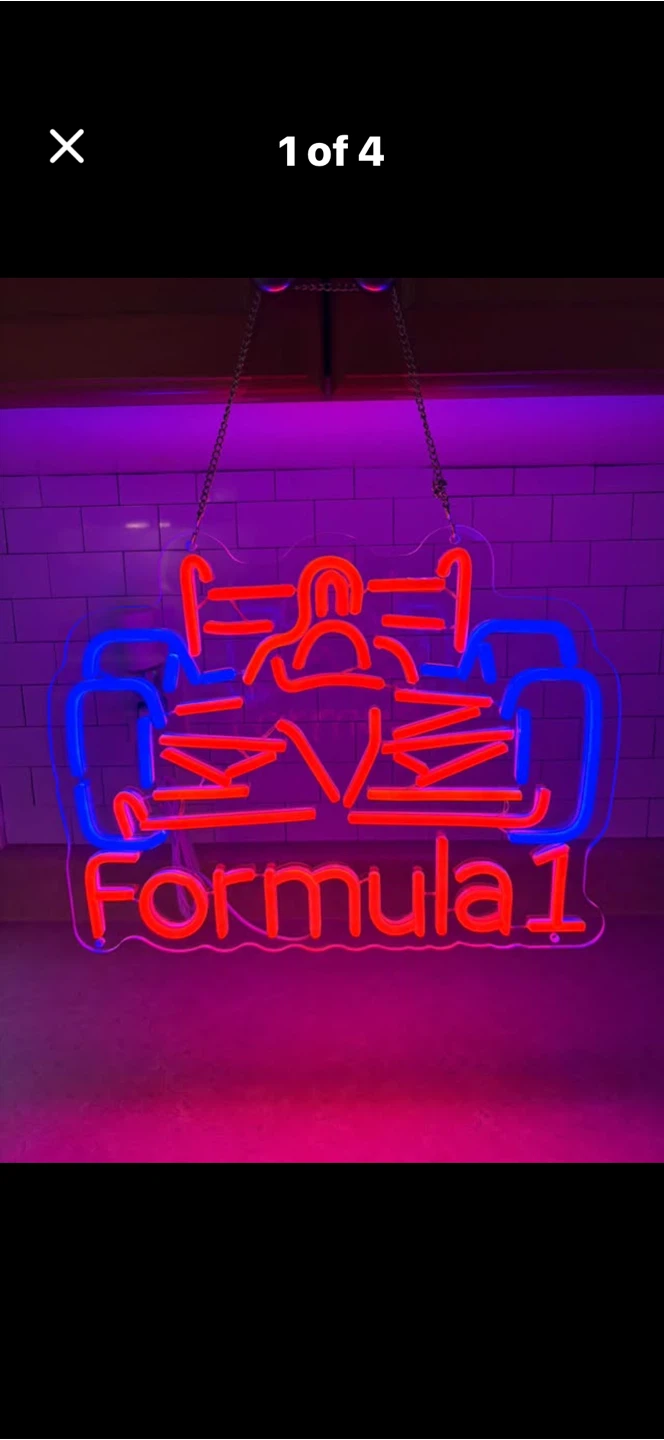 Formula 1 Neon Sign