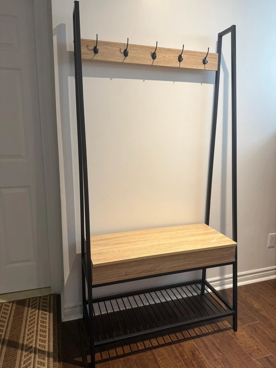 Canadian Tire- Hall Tree with Storage Bench and Coat Hooks - photo 2