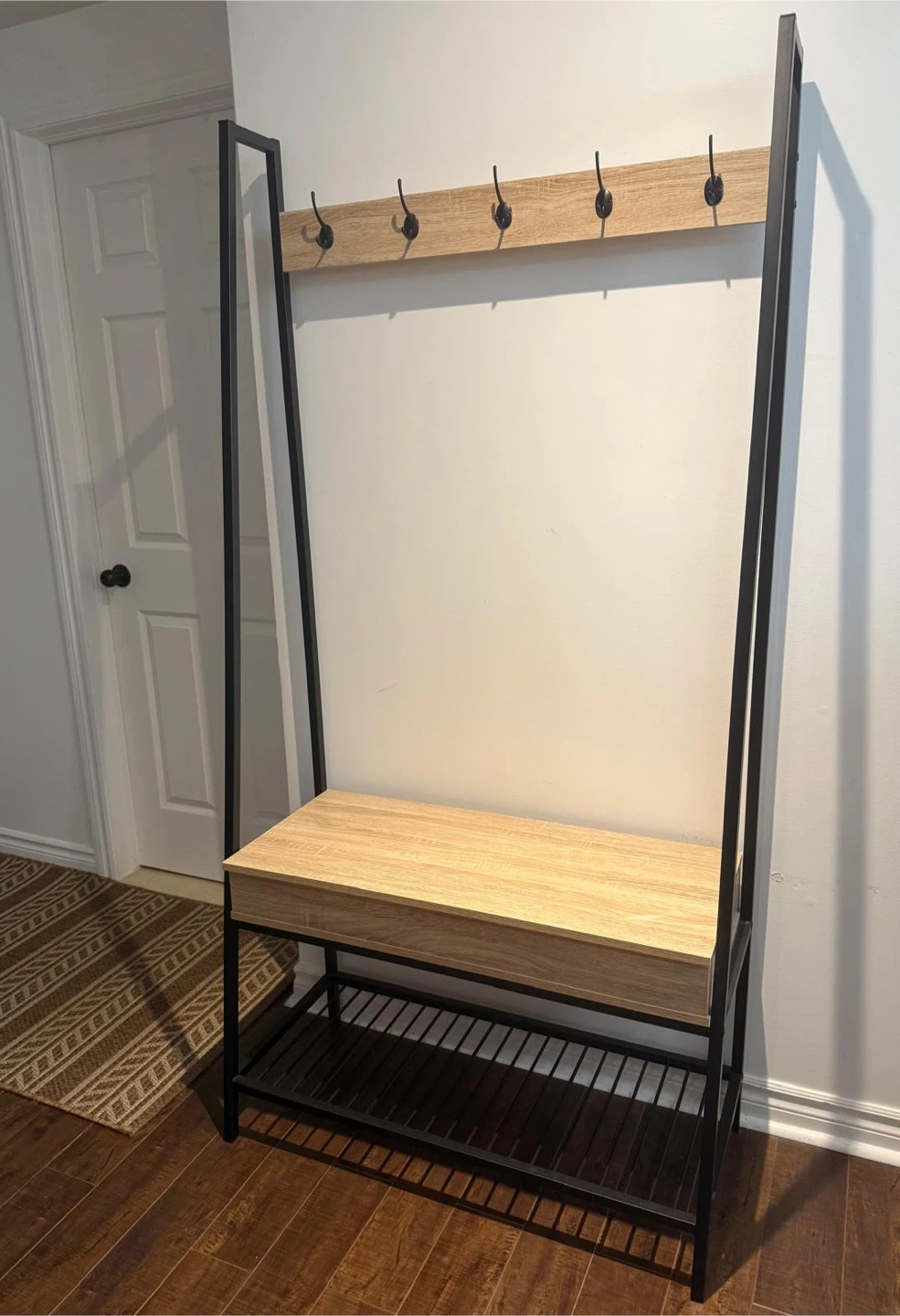 Canadian Tire- Hall Tree with Storage Bench and Coat Hooks - photo 4