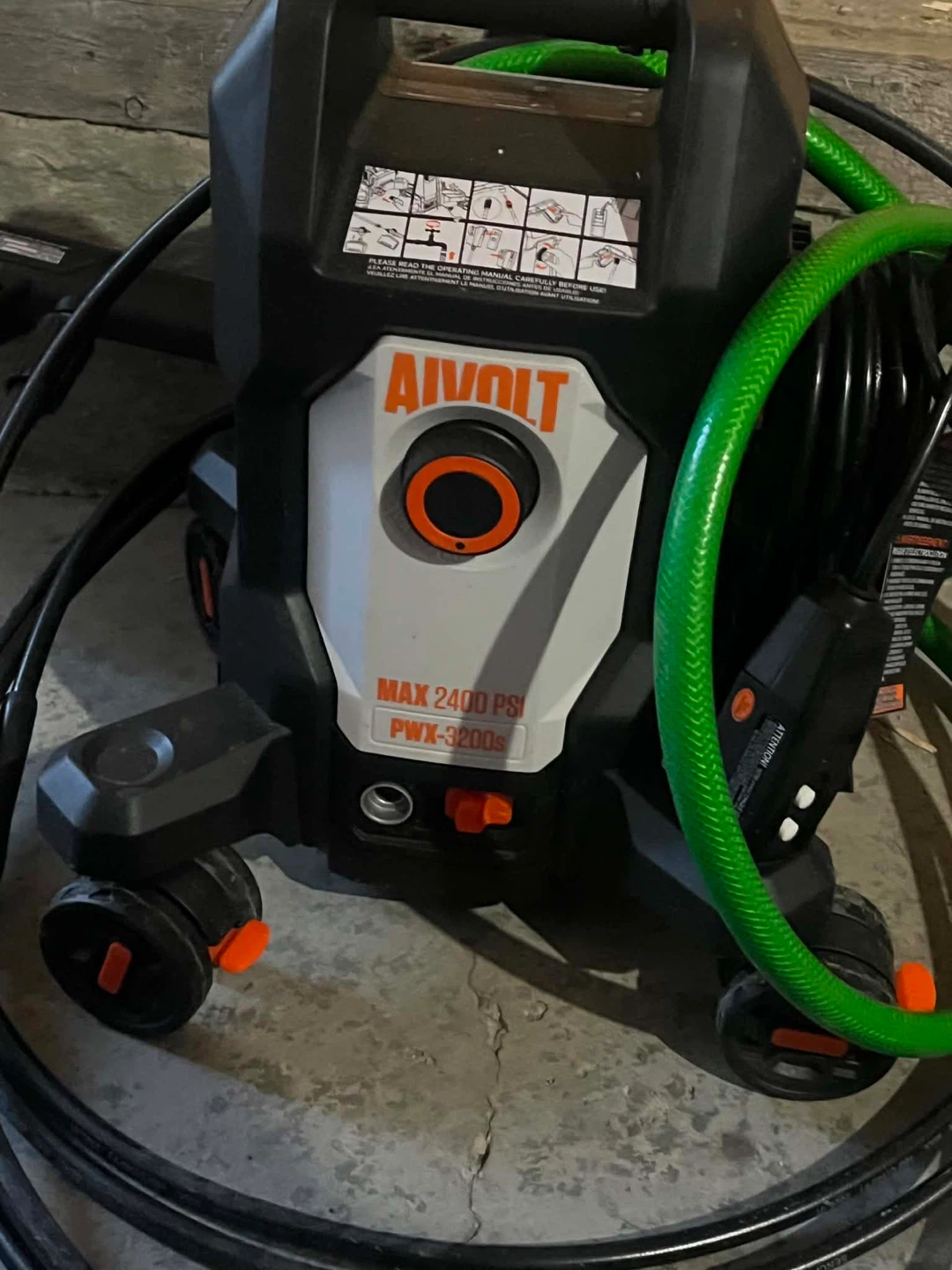 AIVOLT 2400 PSI Electric Pressure Washer – Like New
