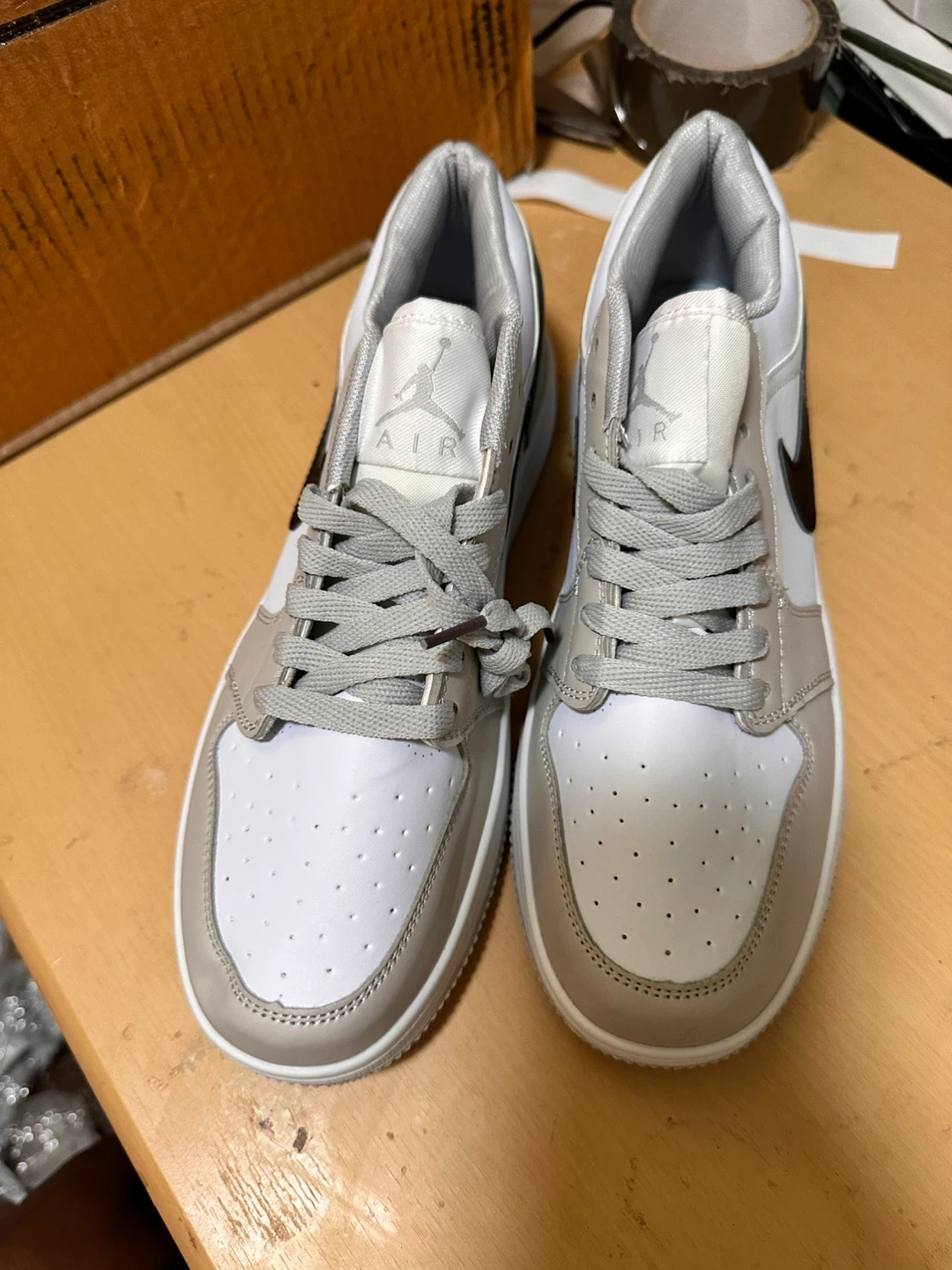 White Grey Black Sneakers - photo 2