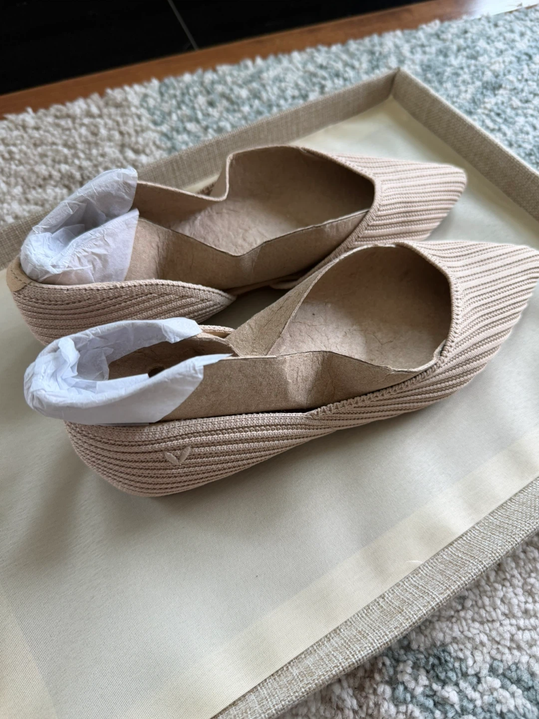 VIVAIA Pointed-Toe Flats - Nude/Blush Pink. Size 35. Brand New - photo 4
