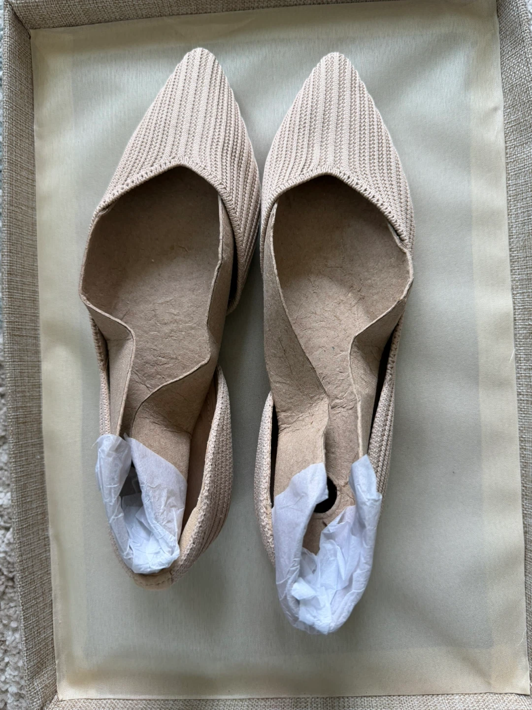 VIVAIA Pointed-Toe Flats - Nude/Blush Pink. Size 35. Brand New - photo 3